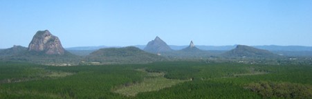 4 Glasshouse Mountains