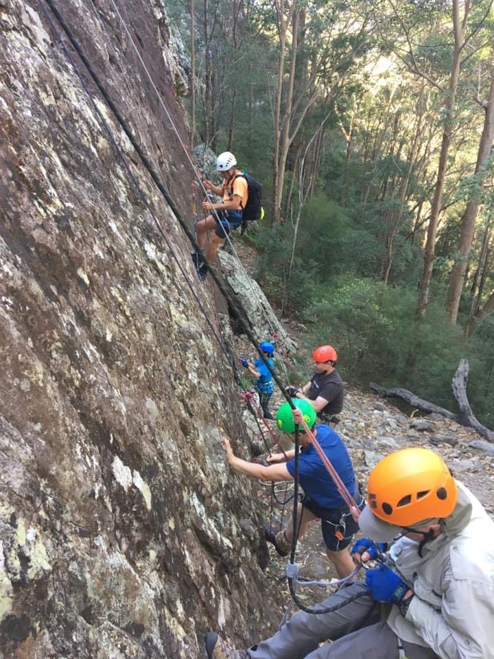 Self Rescue abseil training